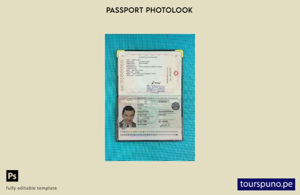 listo para imprimir el pasaporte de Bangladesh nuevo (pasaporte legible por máqu
